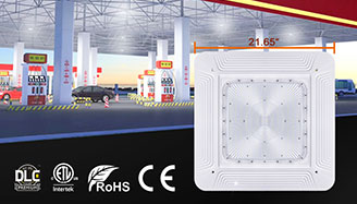 LED Canopy Light Retrofit Kits for Gas Station Fuel Pump Canopies