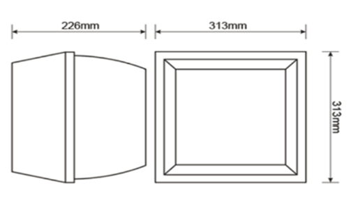 LED Type D LED Gas Station Canopy Lights LED Type D LED Gas Station Canopy Lights