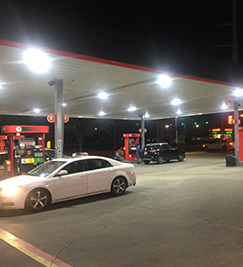 Type C LED Gas Station Canopy